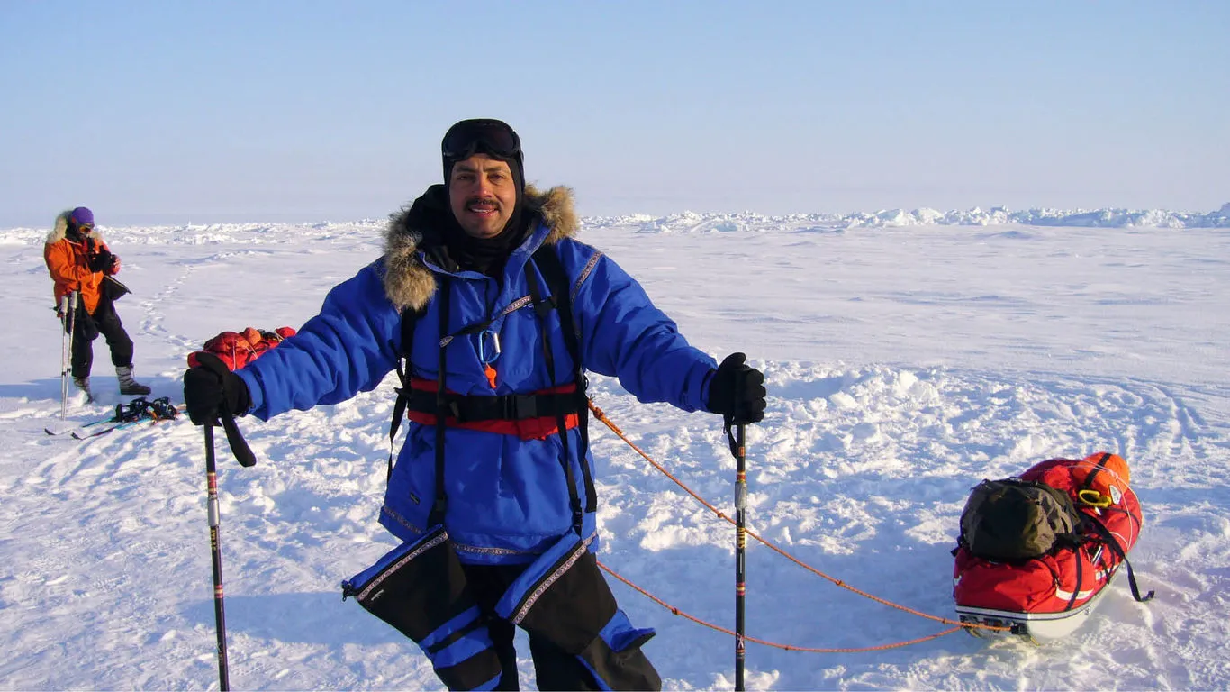 Ajeet Bajaj on a polar expedition